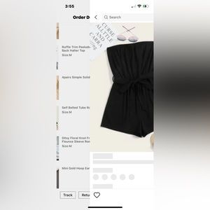 🛑SOLD🛑 Strapless Jumper w/ Tie Waist